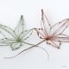 Wire leaves - coloured copper wire and stainless steel/wool thread Wire leaves - coloured copper wire and stainless steel/wool thread